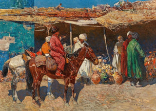 Julius Sergius Klever - A Storm in a Snow Landscape.webp