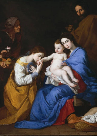 Jusepe de Ribera - The Holy Family with Saints Anne and Catherine of Alexandria.webp