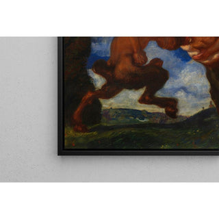 Kämpfende Faune - Franz von Stuck | Reproduction Tableau Décoration murale affiche copie