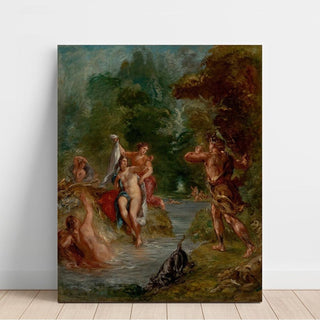 L'Été - Diane surprise par Actéon - Eugène Delacroix | Reproduction Tableau Décoration murale affiche copie