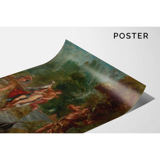L'Été - Diane surprise par Actéon - Eugène Delacroix | Reproduction Tableau Décoration murale affiche copie
