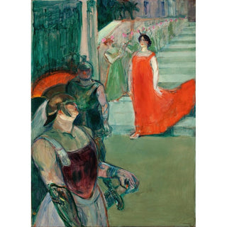 L'Opera Messalina à Bordeaux - Henri de Toulouse-Lautrec | Reproduction Tableau Décoration murale affiche copie