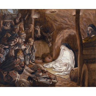 L'adoration des bergers - James Tissot | Reproduction Tableau Décoration murale affiche copie