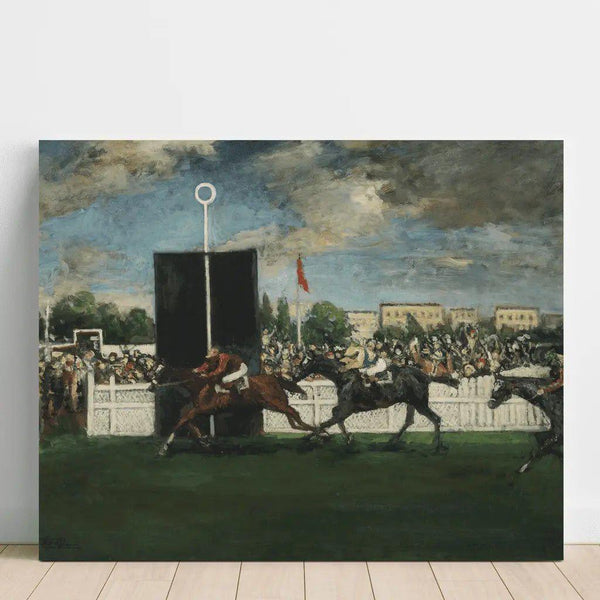 Reproducción del cuadro L llegada a un hipódromo de campo inglés - Jacques-Émile Blanche