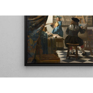 L'art de la peinture - Johannes Vermeer | Reproduction Tableau Décoration murale affiche copie