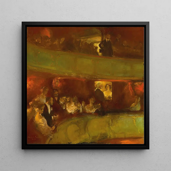 L'entracte souvenir d'Italie - Gaston La Touche — cuadro enmarcado en la pared
