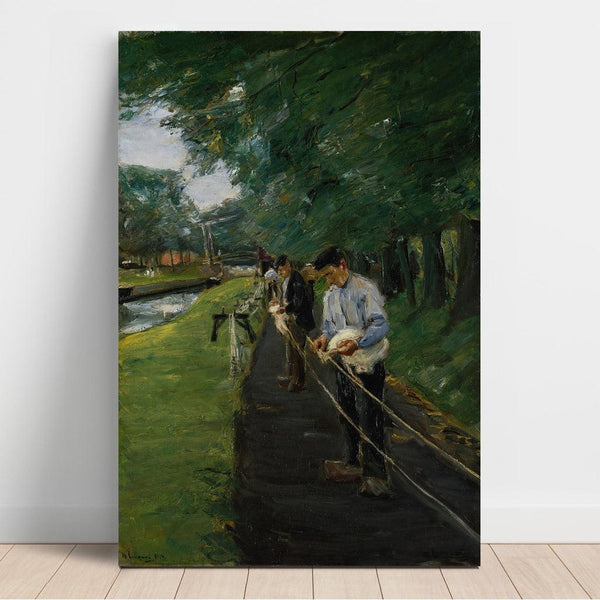 Reproducción del cuadro La Corderie en Edam - Max Liebermann