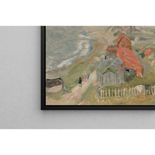 La Maison au Bord du Chemin ou Maisons sur la Falaise - Pierre Bonnard | Reproduction Tableau Décoration murale affiche copie