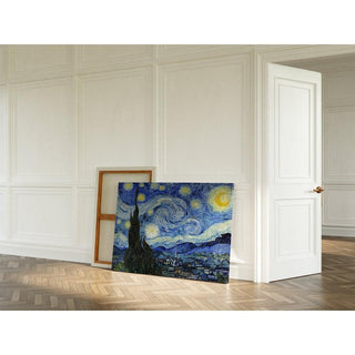 La Nuit Etoilée - Vincent Van Gogh | Reproduction Tableau Décoration murale affiche copie