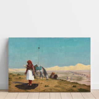 La Prière dans le Désert - Jean-Léon Gérôme | Reproduction Tableau Décoration murale affiche copie