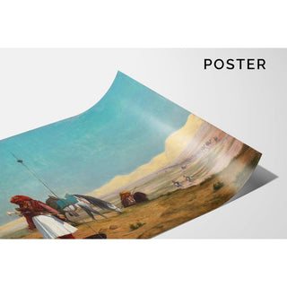 La Prière dans le Désert - Jean-Léon Gérôme | Reproduction Tableau Décoration murale affiche copie