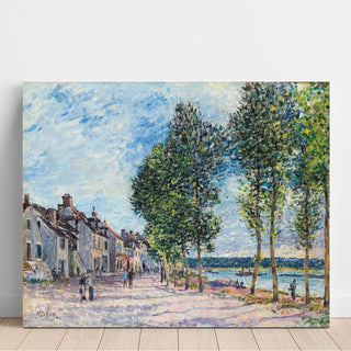 La Seine À Bougival - Alfred Sisley | Reproduction Tableau Décoration murale affiche copie