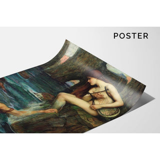 La Sirène - John William Waterhouse | Reproduction Tableau Décoration murale affiche copie