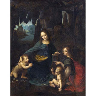 La Vierge aux rochers - Léonard de Vinci | Reproduction Tableau Décoration murale affiche copie