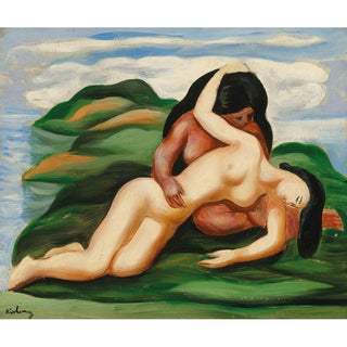 La naufragée - Moïse Kisling | Reproduction Tableau Décoration murale affiche copie