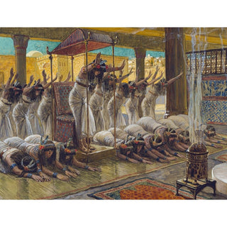 La reine de Saba rend visite à Salomon - James Tissot | Reproduction Tableau Décoration murale affiche copie