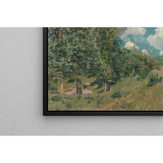 La route de Versailles à Saint-Germain - Alfred Sisley | Reproduction Tableau Décoration murale affiche copie