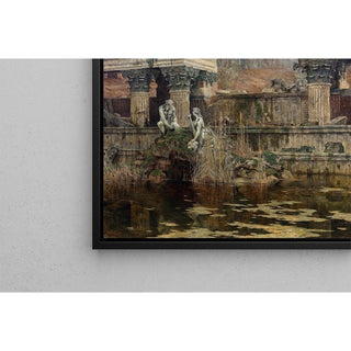 La ruine romaine à Schönbrunn - Carl Moll | Reproduction Tableau Décoration murale affiche copie