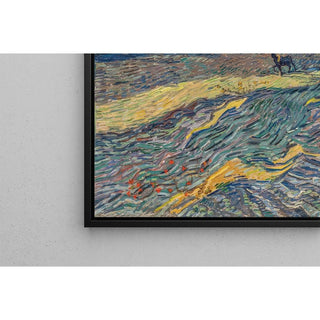 Laboureur dans un champ - Vincent van Gogh | Reproduction Tableau Décoration murale affiche copie