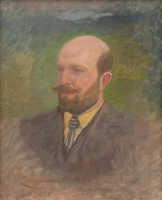 Ladislav Mednynszky - Portrait of a Man with a Tie.webp