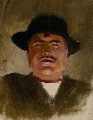 Ladislav Mednynszky - Spi Peasant in a Hat.webp