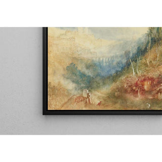 Lausanne depuis l'ouest - Joseph Mallord William Turner | Reproduction Tableau Décoration murale affiche copie