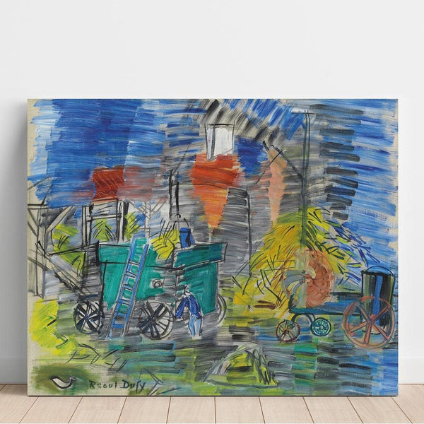 Reproducción del cuadro El Despique Azul - Raoul Dufy