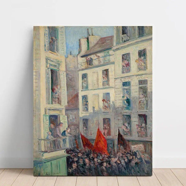 The Popular Front - Maximilien Luce — wall display of the artwork