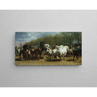 Le Marché aux chevaux - Rosa Bonheur | Reproduction Tableau Décoration murale affiche copie