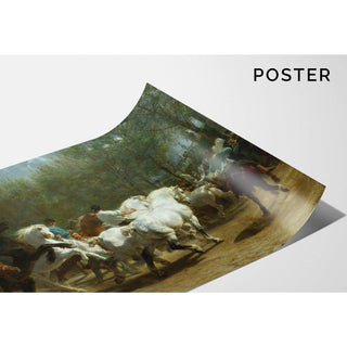 Le Marché aux chevaux - Rosa Bonheur | Reproduction Tableau Décoration murale affiche copie