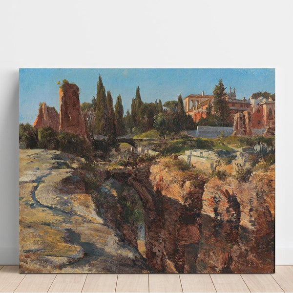 Reproducción del cuadro El Palatino en Roma - Edward Theodore Compton