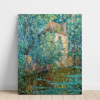 Le Pavillon dans les Feuilles, Composition - Henri Le Sidaner | Reproduction Tableau Décoration murale affiche copie