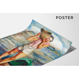 Le Pêcheur - Moïse Kisling | Reproduction Tableau Décoration murale affiche copie