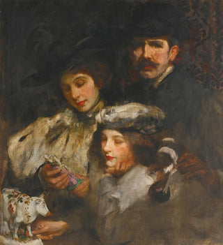 Le Peintre, sa femme et sa fille - James Jebusa Shannon