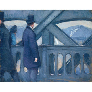 Le Pont de l'Europe - Gustave Caillebotte | Reproduction Tableau Décoration murale affiche copie