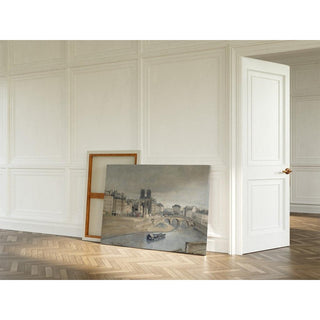 Le Quai des Orfèvres et le Pont Saint-Michel - Jean-Baptiste-Camille Corot | Reproduction Tableau Décoration murale affiche copie