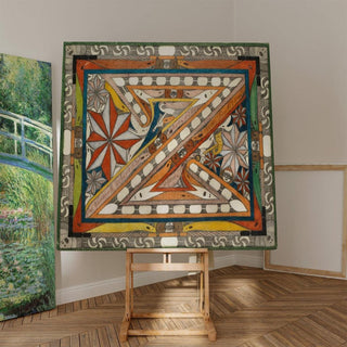 Le Quarantt, Zohrn, idem Zohohrn et idem Ziohn ; Étoiles géantes - Adolf Wölfli | Reproduction Tableau Décoration murale affiche copie