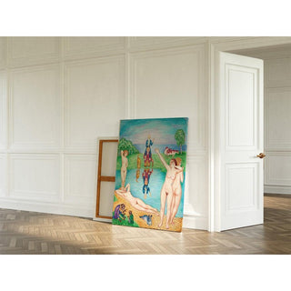 Le Retour aux terrains de jeu de la jeunesse - Nils Dardel | Reproduction Tableau Décoration murale affiche copie