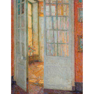 Le Soleil Dans les Vitres - Henri Le Sidaner | Reproduction Tableau Décoration murale affiche copie