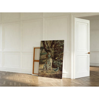 Le chien de l'artiste Flèche - Henri de Toulouse-Lautrec | Reproduction Tableau Décoration murale affiche copie
