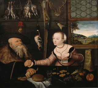 Le couple mal assorti - Lucas Cranach l'Ancien