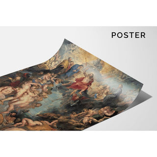 Le grand jugement dernier - Peter Paul Rubens | Reproduction Tableau Décoration murale affiche copie