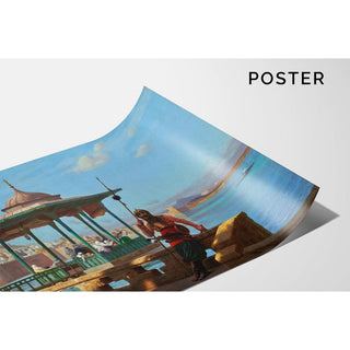 Le harem dans le kiosque - Jean-Léon Gérôme | Reproduction Tableau Décoration murale affiche copie