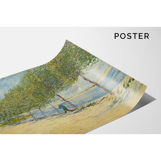 Le long de la Seine - Vincent van Gogh | Reproduction Tableau Décoration murale affiche copie