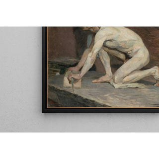 Le polisseur de marbre - Henri de Toulouse-Lautrec | Reproduction Tableau Décoration murale affiche copie