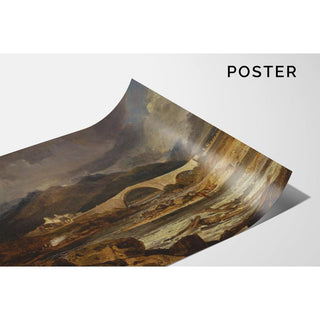 Le pont de Tummel, Perthshire - Joseph Mallord William Turner Peintre britannique | Reproduction Tableau Décoration murale affiche copie