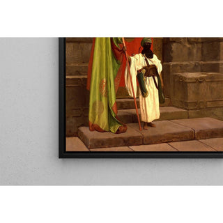 Le porteur debout, déployant le drapeau sacré - Jean-Léon Gérôme | Reproduction Tableau Décoration murale affiche copie