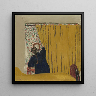 Le rideau jaune - Édouard Vuillard