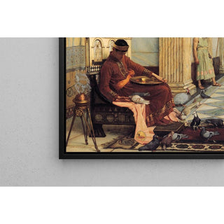 Les Favoris de l'empereur Honorius - John William Waterhouse | Reproduction Tableau Décoration murale affiche copie