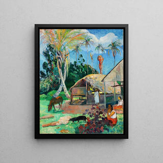 Les cochons noirs - Paul Gauguin | Reproduction Tableau Décoration murale affiche copie